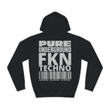 Lazuli Fam is Pure FKN Techno Hoodie Front & Back