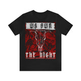 We Own The Night Skull Red T-shirt (European Shipping)